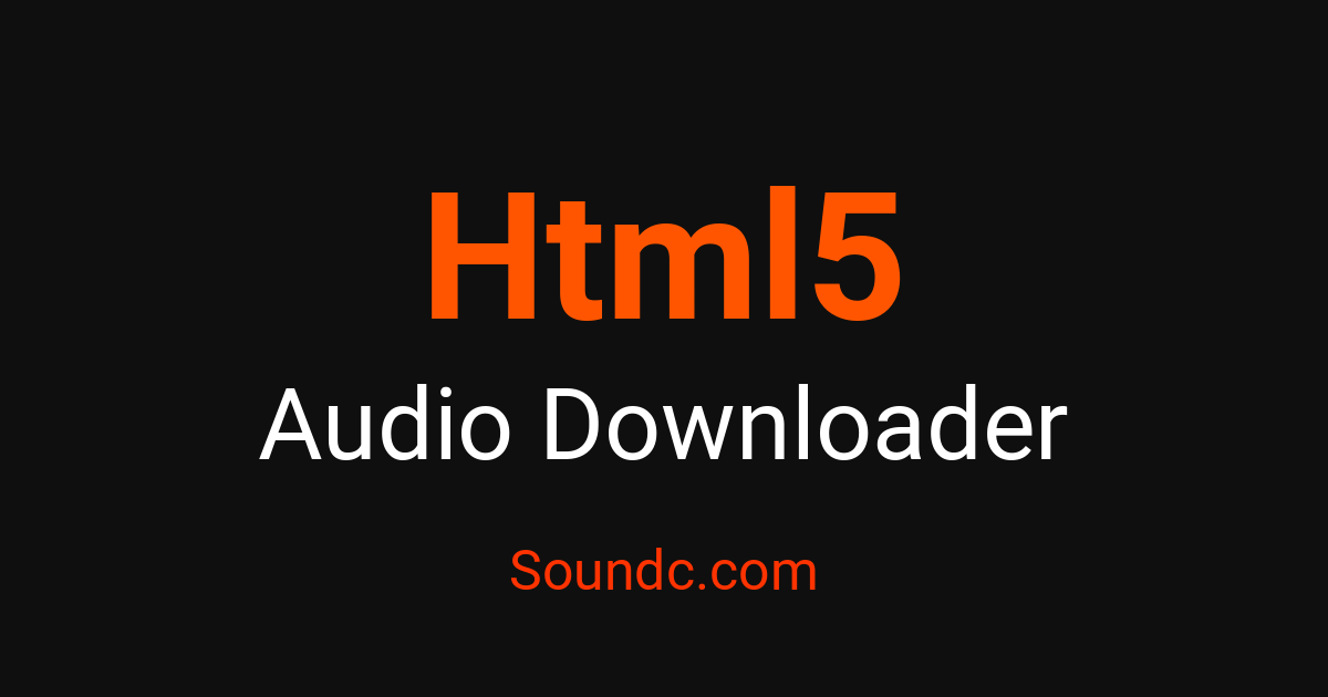 Html5 Audio Capturer - Record Audio & Music Free – Soundc