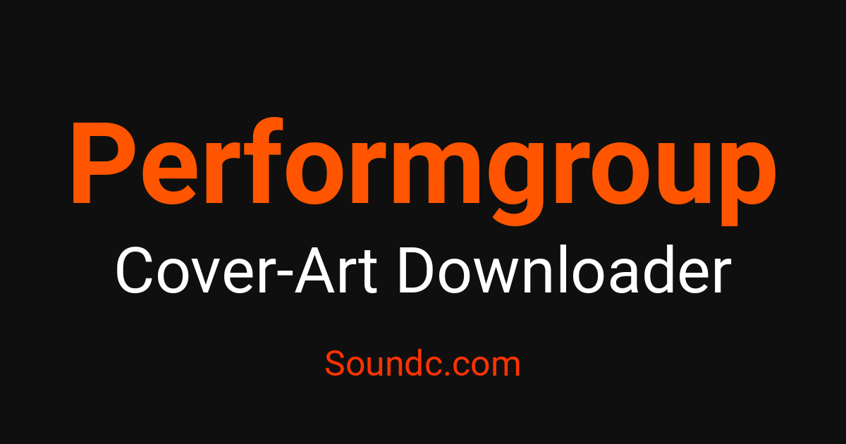 Cover Image Performance Performgroup Cover Art Downloader - Capture Cover Art Free | Soundc ...
