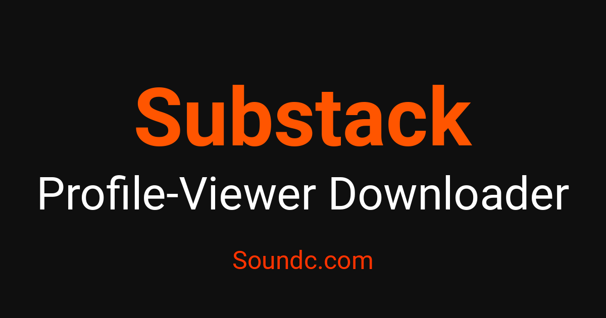 Halimede Substack Profile Photo Substack Profile Viewer – View Profiles Anonymously | Soundc – Soundc